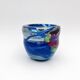 Vase Art Glass Signed Patrick Lepage 2002 - Blown Glass Fuming Oxides