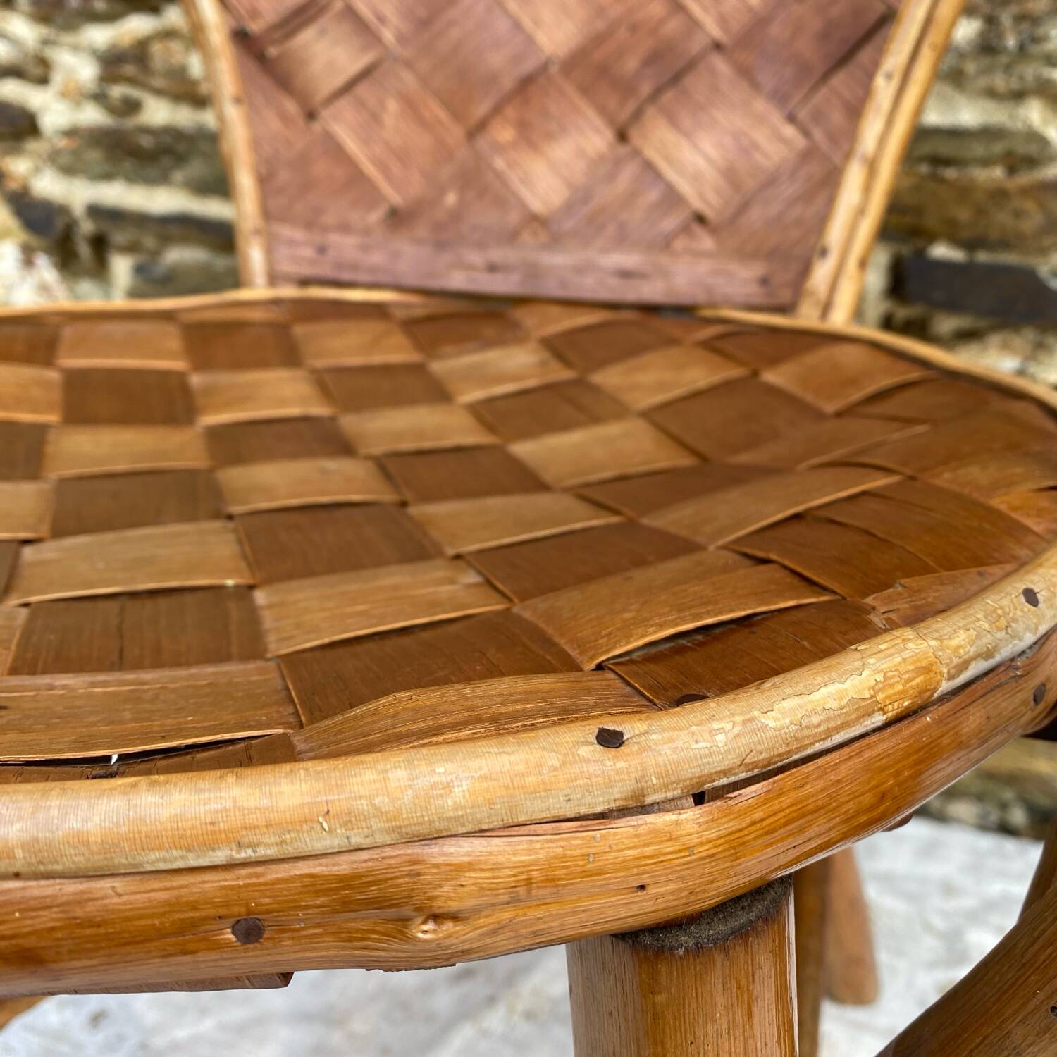 Chestnut armchair