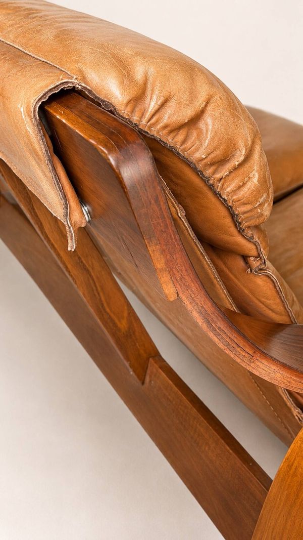 Canapé Woodline, Marco Zanuso pour Arflex, 1962