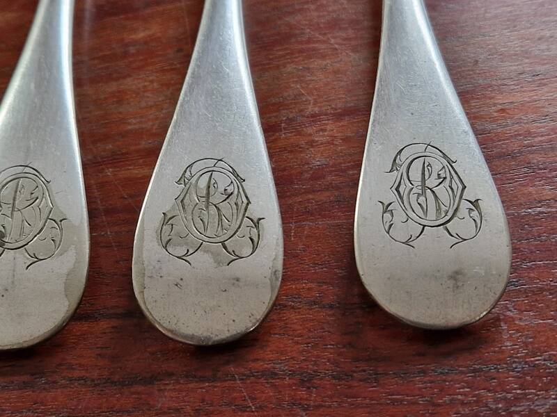 Christofle, Paris - Set of 12 table forks - Fidélio model