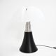 Black "Pipistrello" table lamp by Gae Aulenti for Martinelli.
