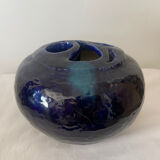 Vase en raku vintage