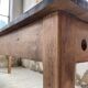 Table de ferme pin noire 250 cm