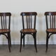 Série de 3 chaises bistrot