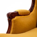 A pair of wing chairs, France, circa 1920. After renovation.