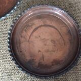 Series of 3 copper trays
