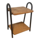 Table d’appoint bois et fer