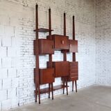 mid-century Italian Wall Unit & Bookcase, 1950s