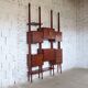 mid-century Italian Wall Unit & Bookcase, 1950s