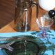 Set of 6 Vereco smoked glass dinner plates