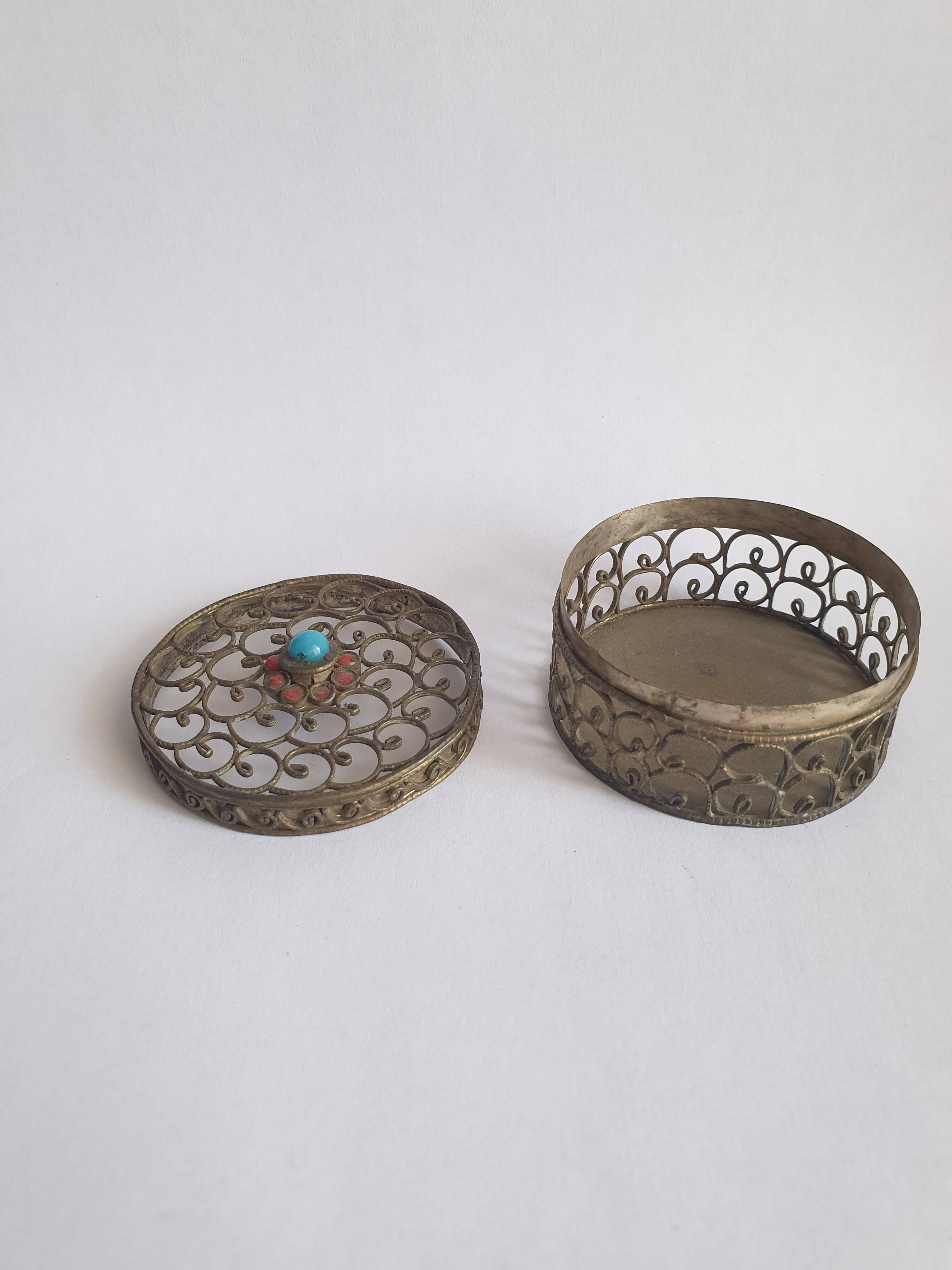 Antique openwork incense box from Asia