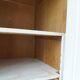 Vintage Parisian wardrobe re-enchanted in pearl gray with waxed finish.
