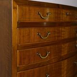 Large Nutwood Chest of Drawers by Ole Wanscher, 1940's