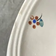 Set of three serving dishes Digoin Sarreguemines, Arromanches, around 1950