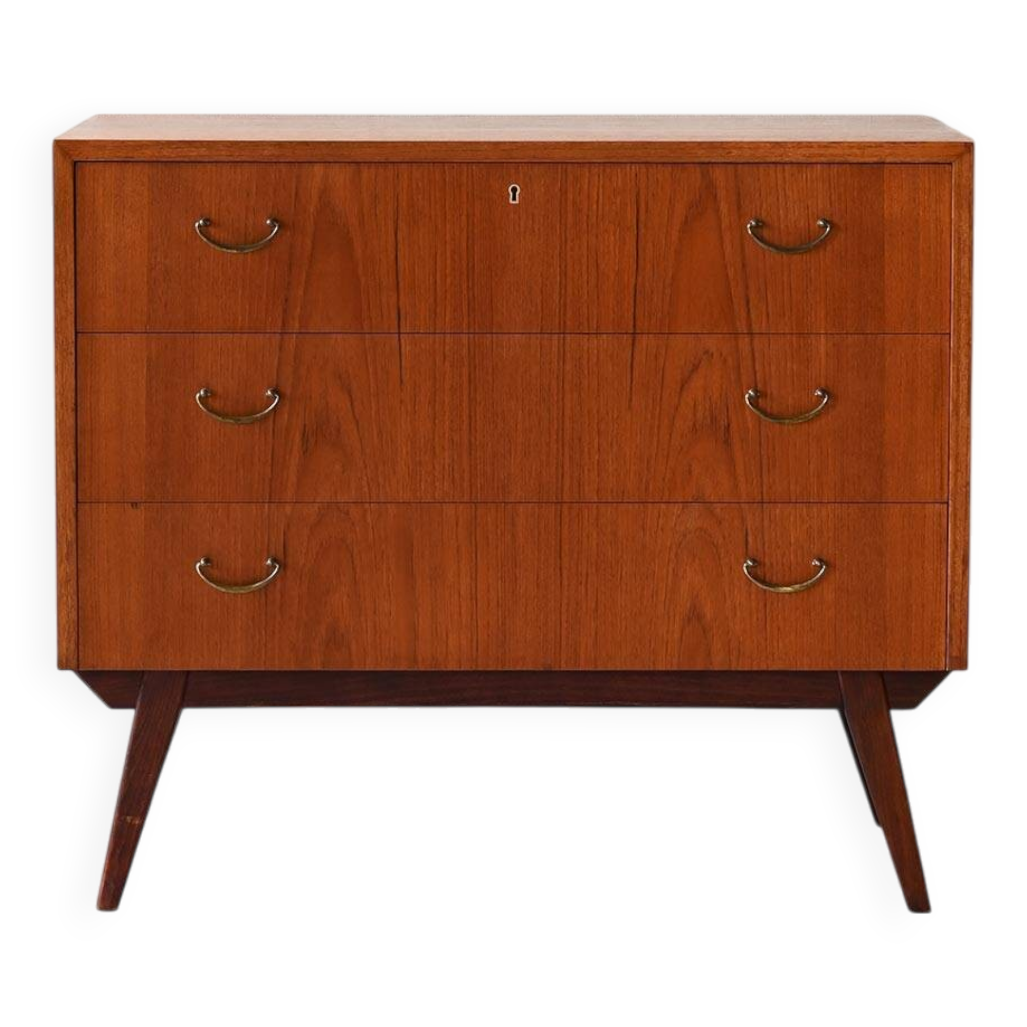 1950s/60s Scandinavian Teak and Mahogany Chest