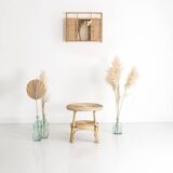 Vintage rattan shelf