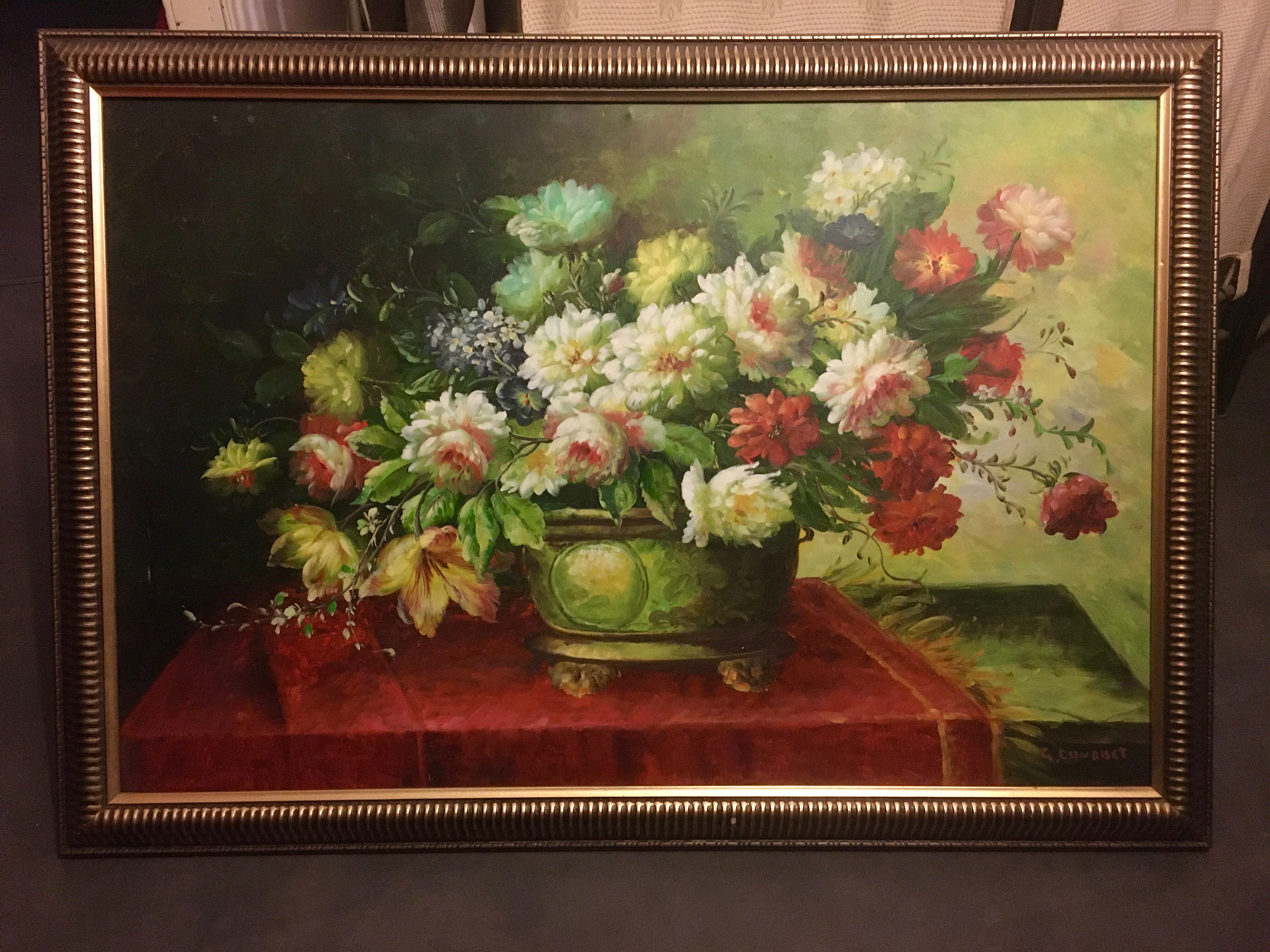 Painting flowers 100 x 72