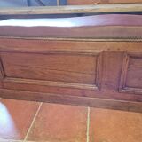 Old oak chest bench