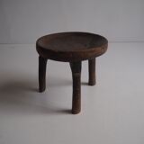 Wa-Hehe tribal carved tripod stool, Tanzania 1950s