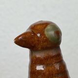Bird-shaped pottery bottle from a modern Danish workshop, mid-century, 1960s.