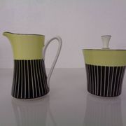 Coffee service for 6 from Vokstedt, Germany, 1950s, set of 17.