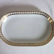 Set of 3 German Kahla Konotz porcelain serving dishes, vintage
