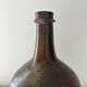 Brown two-tone stoneware bottle