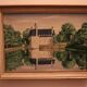 Oil on canvas signed-château de flers