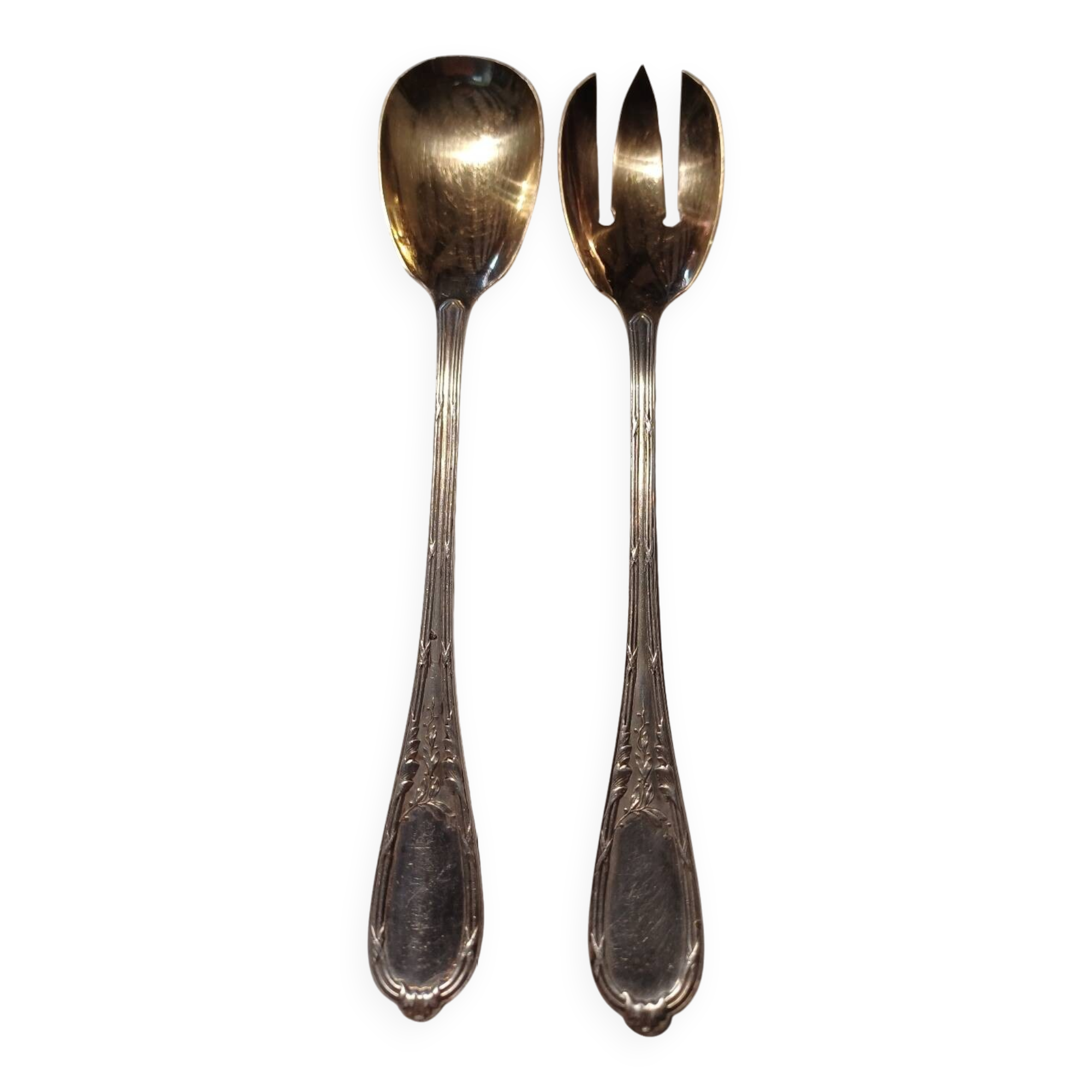 Pair of serving cutlery