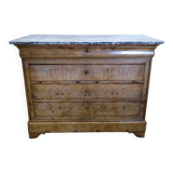 Chest of drawers with marble