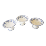 Former trio of dresden porcelain compotiers