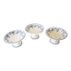 Former trio of dresden porcelain compotiers
