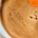 Vintage Sarreguemines pitcher with brown relief decoration.