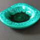Vide-poche en céramique vernissée turquoise Giraud Vallauris 1960