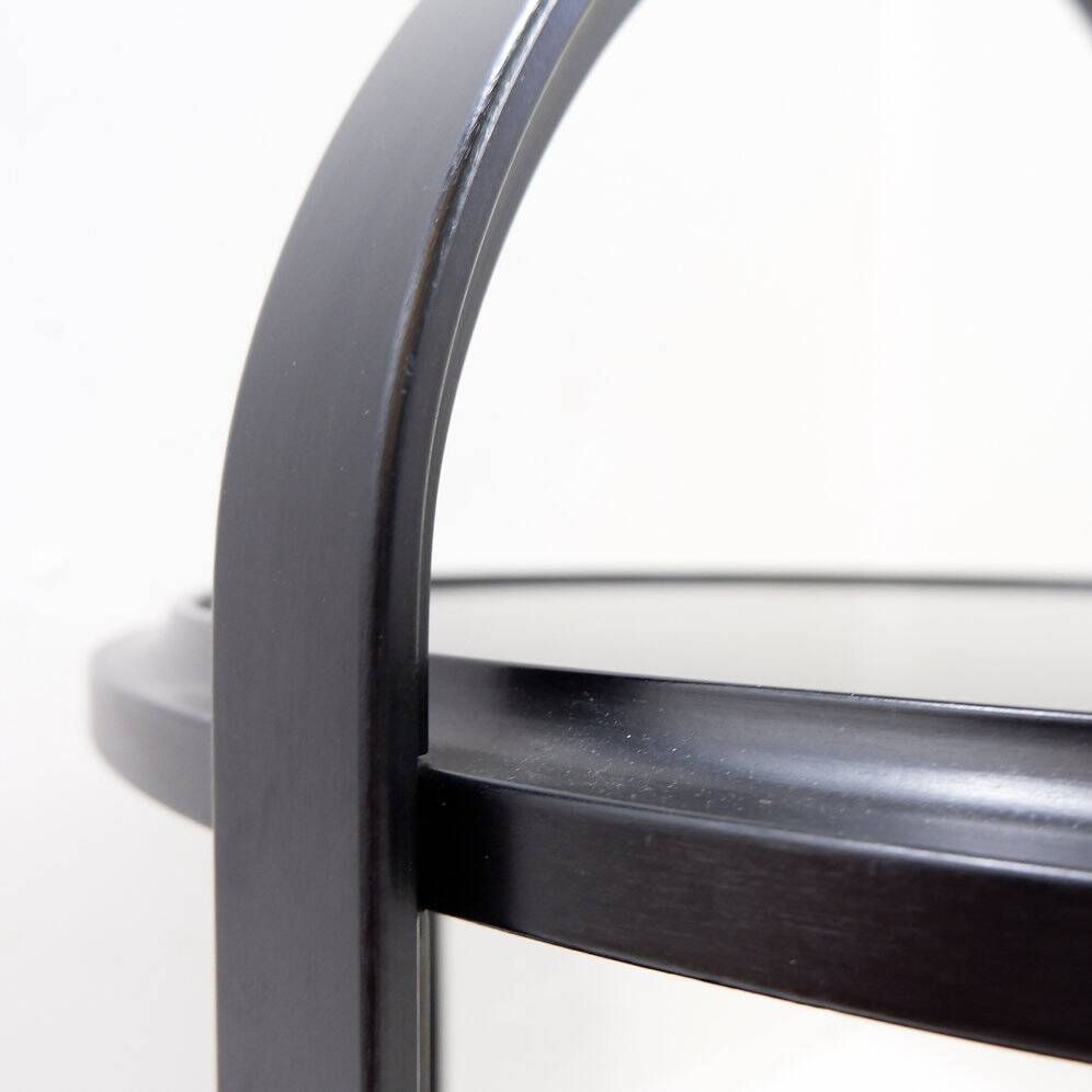 Mid-century blackened ash drinks cabinet - 20th century