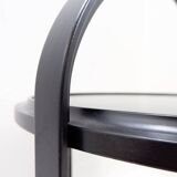 Mid-century blackened ash drinks cabinet - 20th century