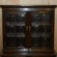Jacobean Revival library in carved oak