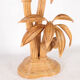 Lampadaire « palmier-cocotier » en rotin