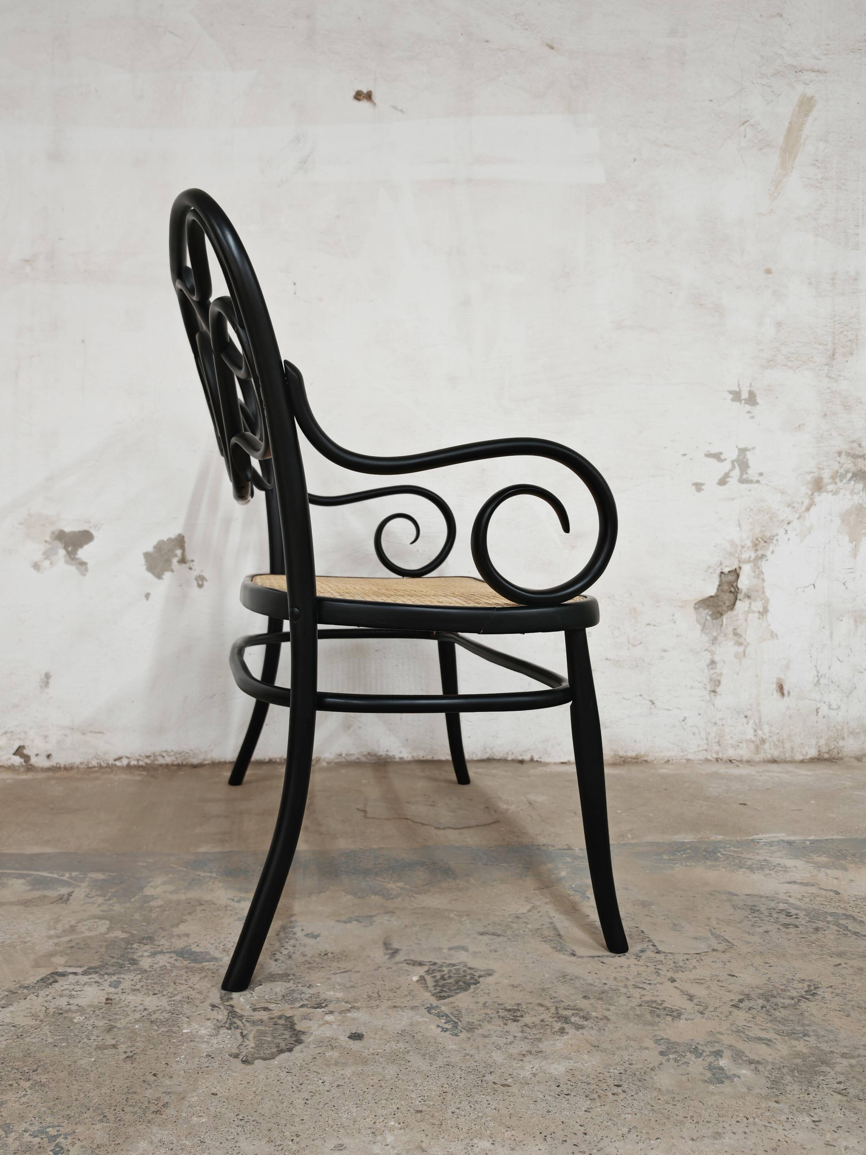 Settee No. 2 Art Nouveau bentwood and caning Thonet Brothers 1870s