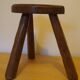 Brutalist design tripod stool