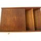 Teak and metal magazine rack, Sweden, 1960
