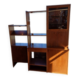 Vintage bookshelf library
