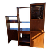 Vintage bookshelf library