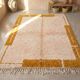 Handwoven natural wool rug, traditional craftsmanship, 150/250 cm.