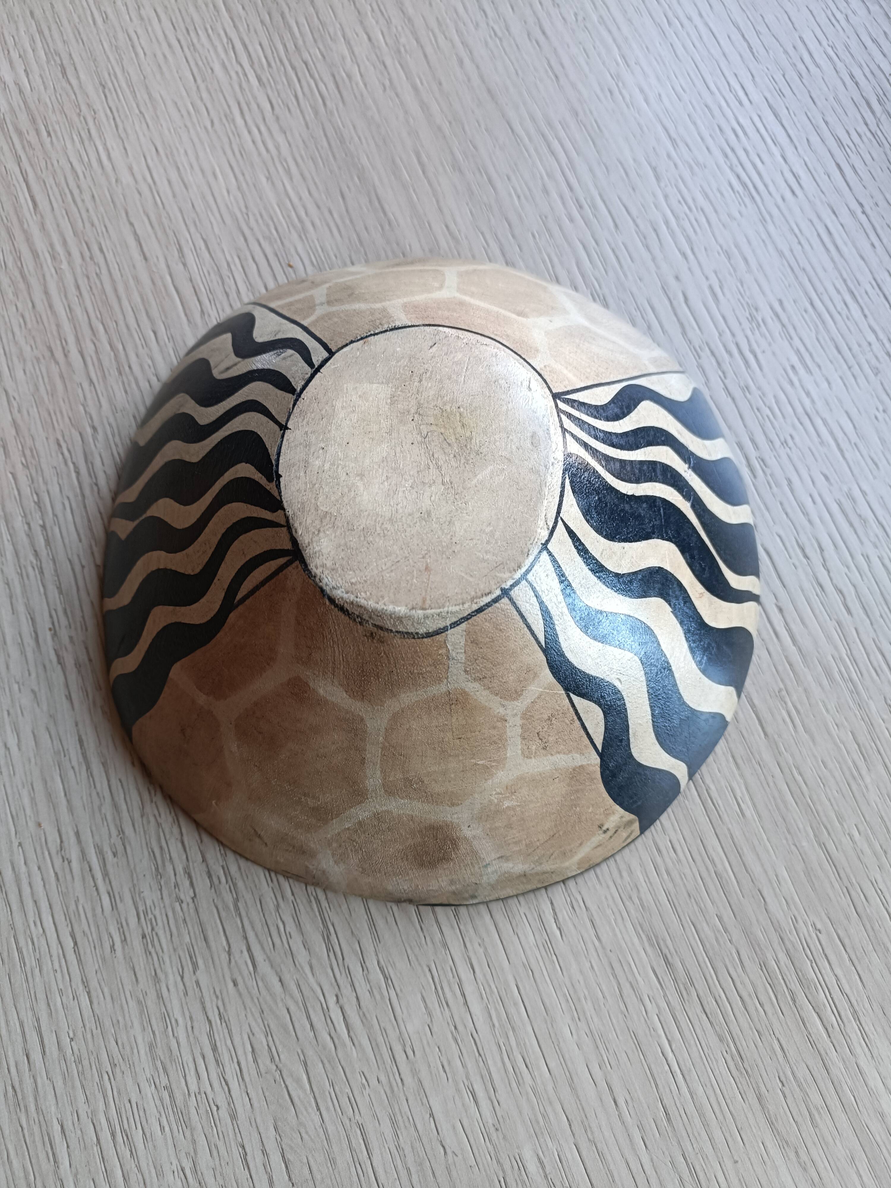 Two ethnic wooden cups