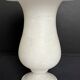 Alabaster vase on pedestal