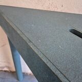Triangular table with storage