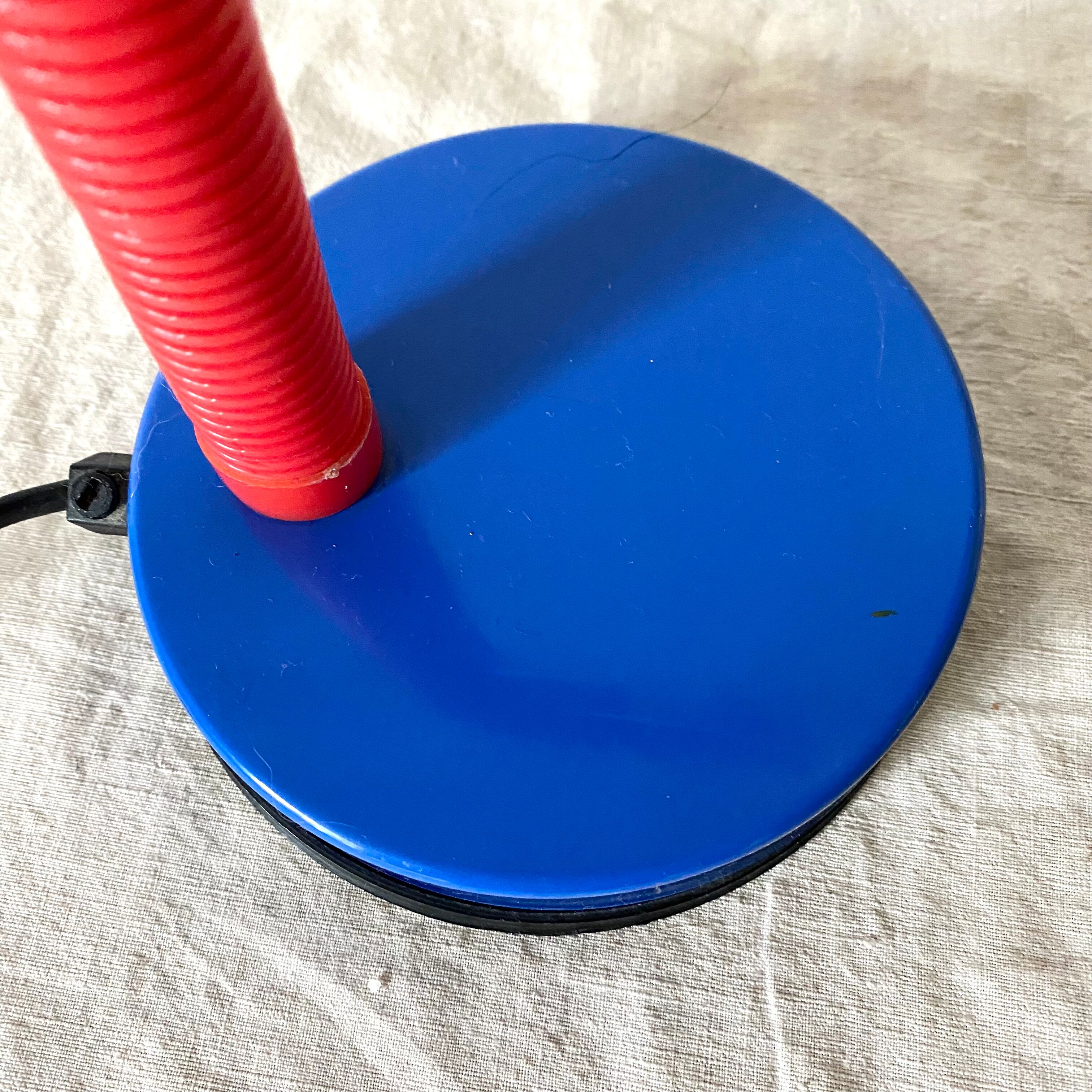 Desk lamp 80s tricolor