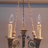 Restoration bronze chandelier