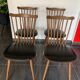 Série de 4 chaises Baumann Menuet, vintage, des années 1970
